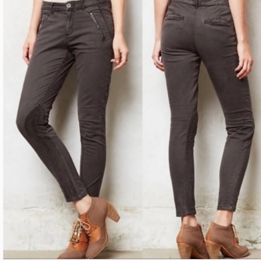 Anthropologie Gray Skinny Pants Versatile Style